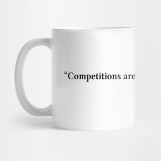 Bartók quote | Black | Competitions are for horses, not artists Mug